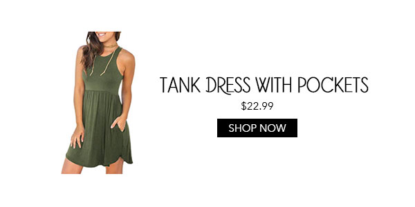 Amazon Tank Dress with Pockets