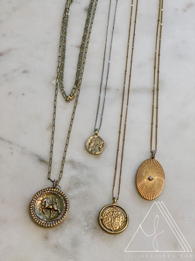 Stella & Dot Coin Necklaces 