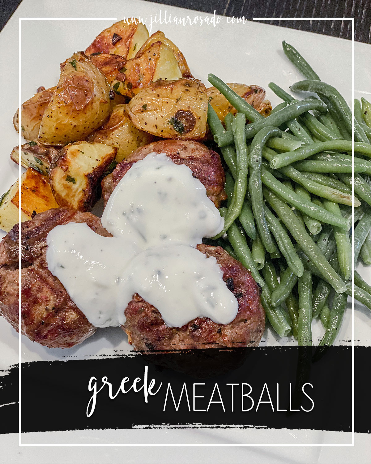 Greek Lamb Meatballs Dinner Recipe
