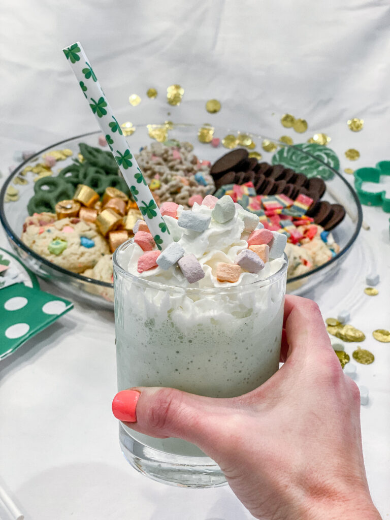 St Patricks Day Treats Lucky Charms Green Milkshakes