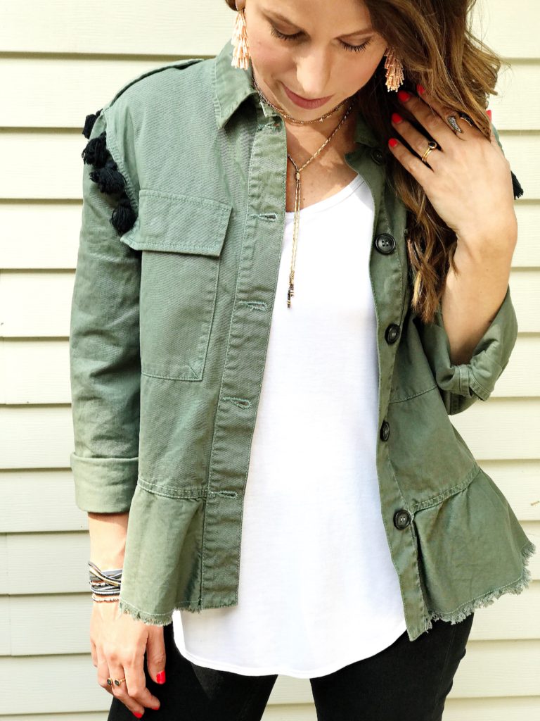 embroidered military jacket. – Jillian Rosado