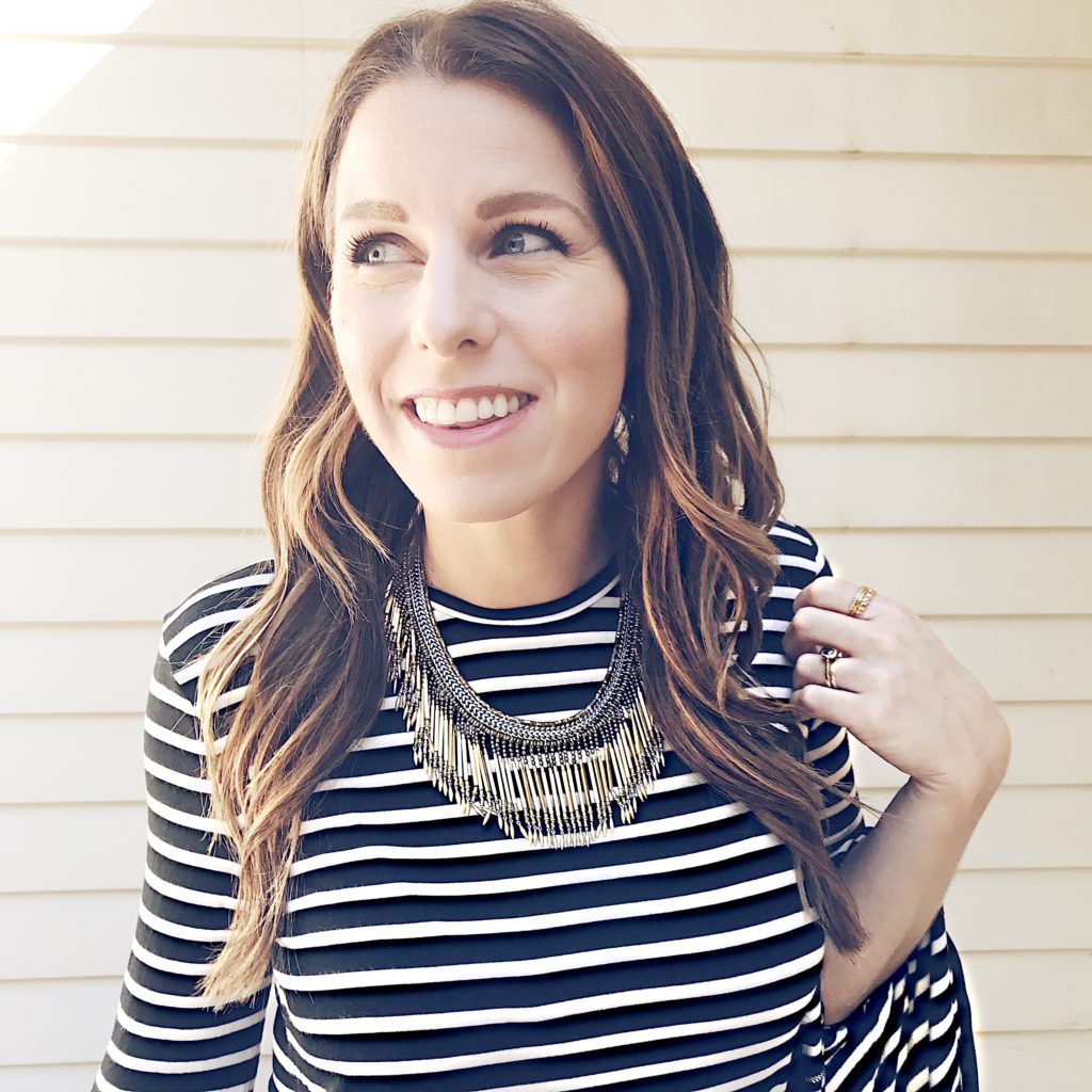 stripes and bell sleeves – Jillian Rosado