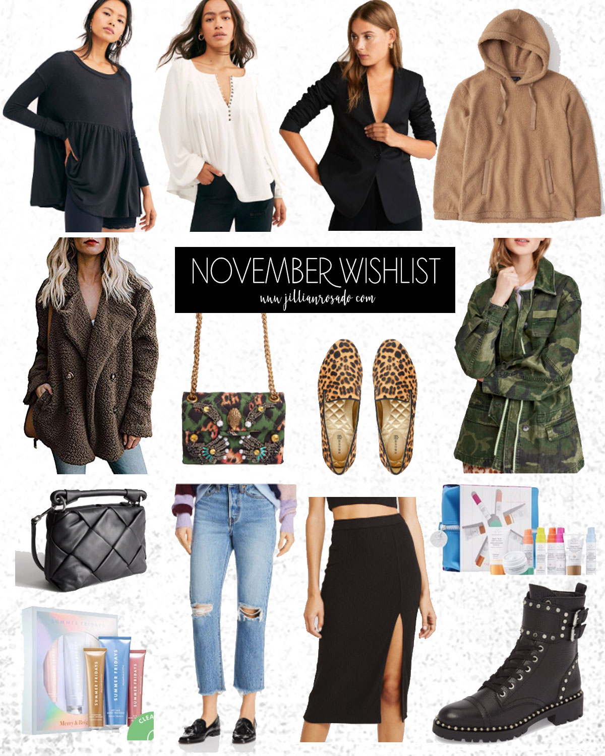 November Fashion Skincare WIshlist