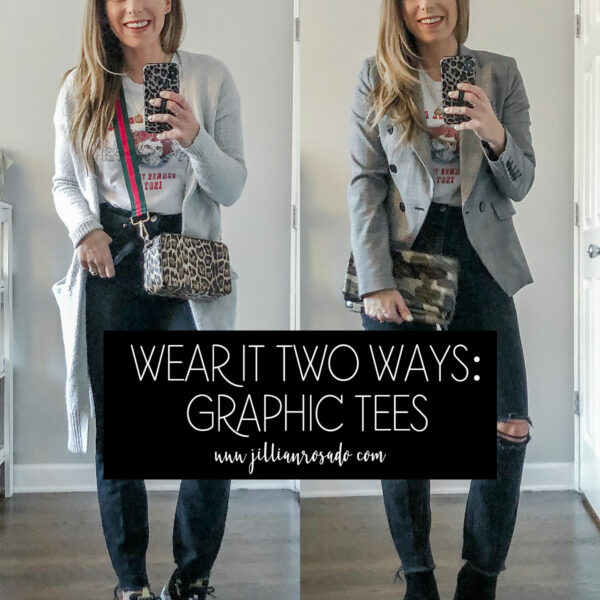 Wear It Two Ways Graphic Tees Outfits