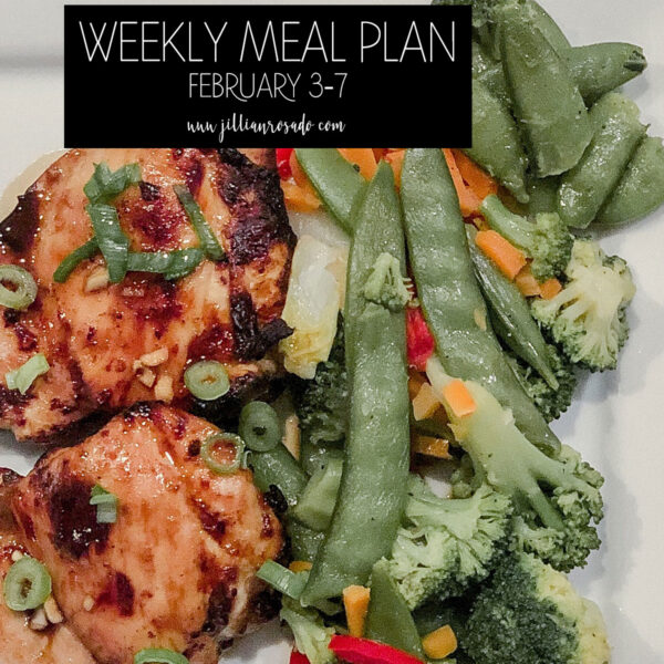 My Weekly Meal Plan Jillian Rosado F-Factor Dinner Recipes