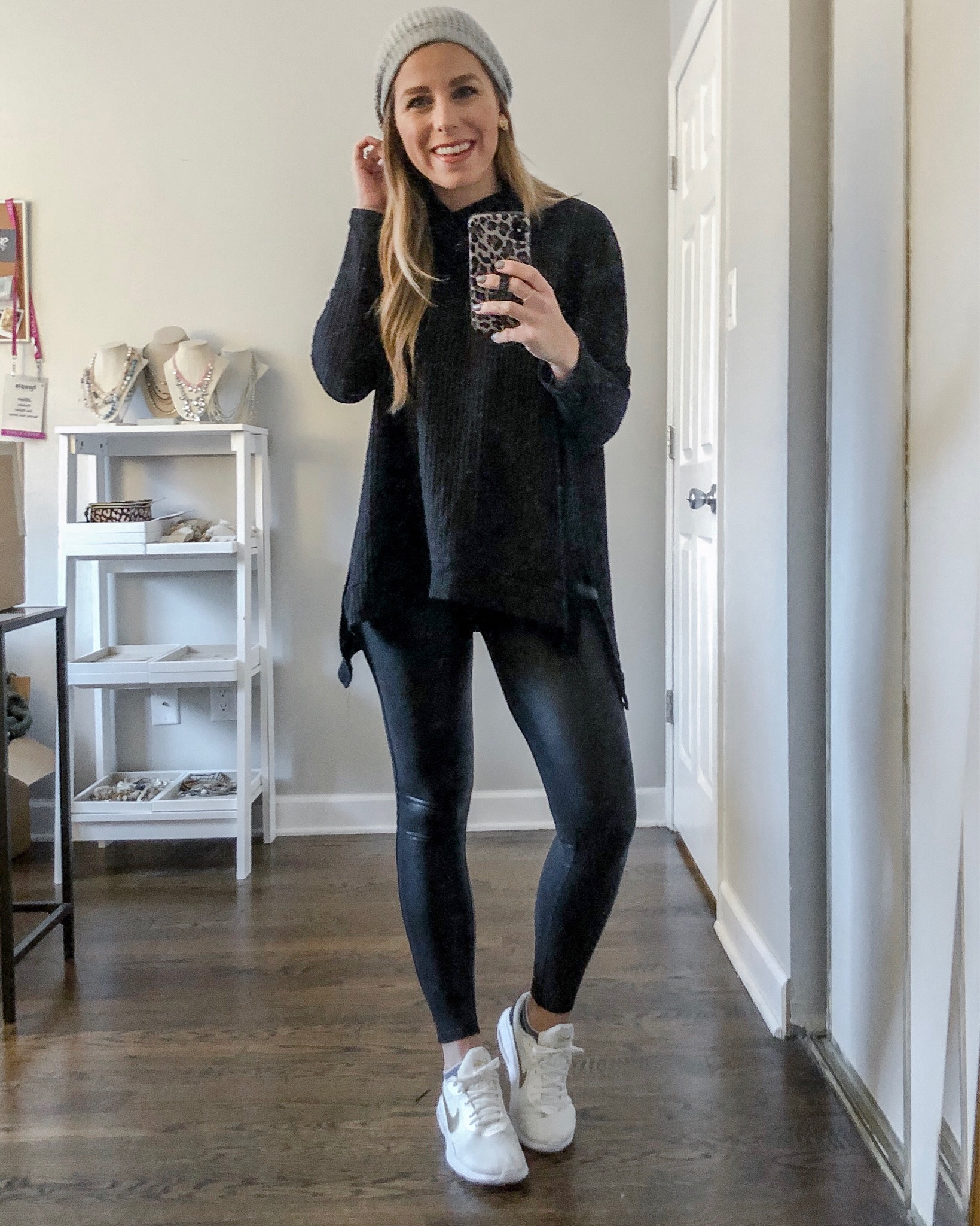 30+ Ways To Style Spanx Faux Leather Leggings – Jillian Rosado