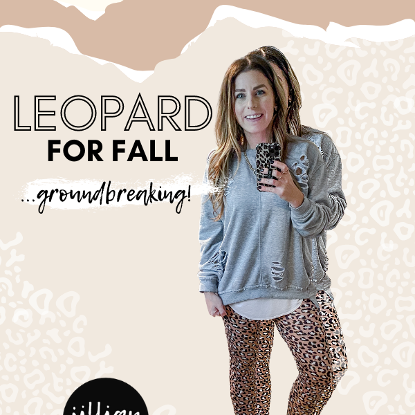 Leopard Fall Trends Animal Print