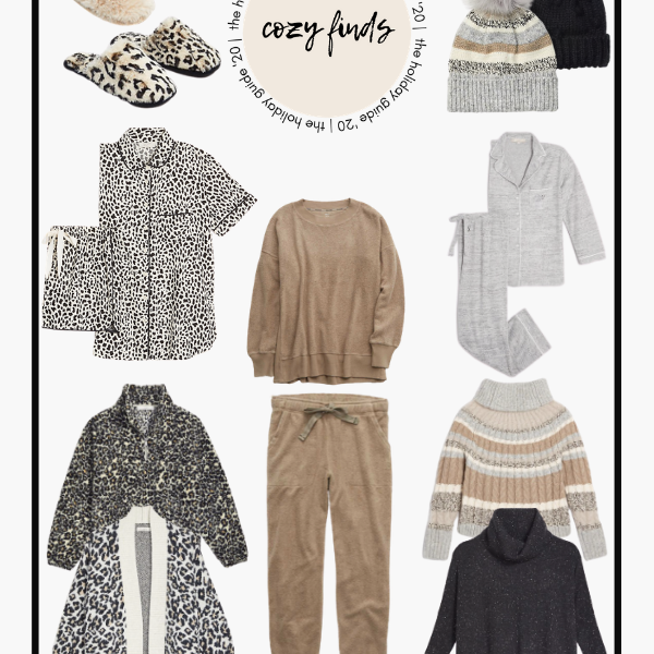 The Holiday Guide 2020 Cozy Finds Loungewear