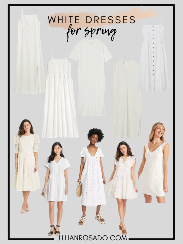 Spring Dresses White Dresses
